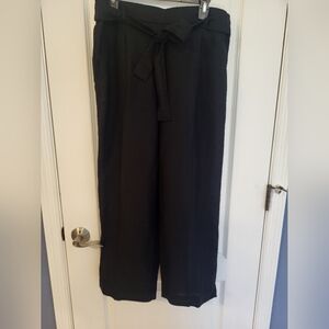 Ann Taylor High Rise Linen Blend Pants
